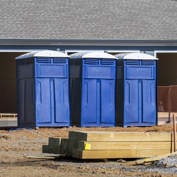 what is the expected delivery and pickup timeframe for the portable restrooms in Omao HI